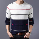 Suéter a rayas para hombre. Suéteres para hombre.
