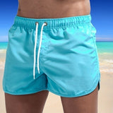 Traje de baño de verano para hombre, pantalones cortos de playa.