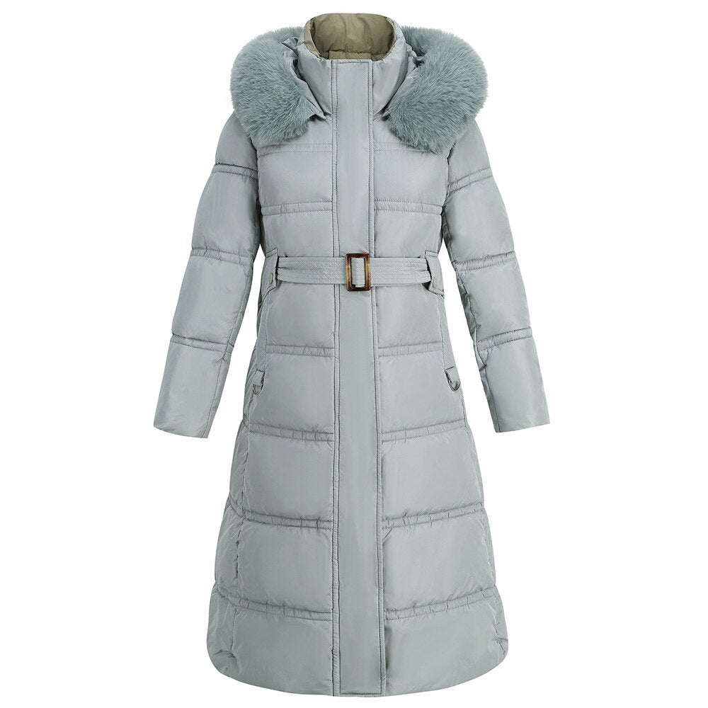 Chaqueta de invierno con capucha para mujer. Abrigo largo con capucha – Te  Quiero Fashion