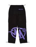 Y2K Cargo Pant Overalls Minus Two Black Pants 2023 New Harajuku Fashion Casual Loose Men Rock Straight Wide Leg Pants Streetwear