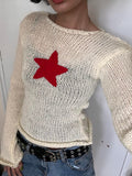 Suéteres de estrellas Pullovers Streetwear para Mujeres