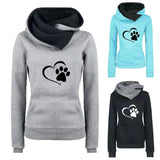 jf23  Women Hoodie Spring Autumn Print Cotton Casual Sweatshirt Female Harajuku Streetwear Tops Pullover Women Sports Fashion Clothing