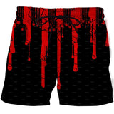Scrawl 3D Print Beach Shorts Men Women Abstract Art Cool Short Pants Summer Casual Comforts Skateboard Shorts Sport Swim Trunks
