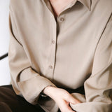 Camisa de seda. Blusa elegante (solo 50 en promo) 65% off