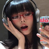 jf Japan Spicy Girl Glasses Frame Women Lovely INS No Makeup Plain Glasses Men Eyewear Cute Decorative Computer Glasses Frames