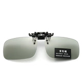 jf Polarized Clip Sunglasses Myopia Glasses Clip Driver Fishing Outdoor Cycling Night Vision Myopia Clip-on Sun Shading Eyeglasses