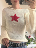 Suéteres de estrellas Pullovers Streetwear para Mujeres