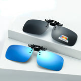 jf Polarized Clip Sunglasses Myopia Glasses Clip Driver Fishing Outdoor Cycling Night Vision Myopia Clip-on Sun Shading Eyeglasses
