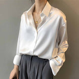 Camisa de seda. Blusa elegante (solo 50 en promo) 65% off