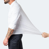 Camisas de manga larga para hombre con fuerza elástica
