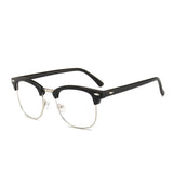 jf Anti Radiation Blue Light Eyeglasses Replaceable Lens Computer Glasses High Qulity Half Metal Glass oculos de grau feminino