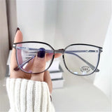 jf 2023 Ultra Light Fashion TR90 Frame Anti Blue Light Glasses Women Glitter Square Frame Resin Lens Goggles Eyeglasses  очки