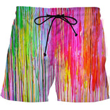 Scrawl 3D Print Beach Shorts Men Women Abstract Art Cool Short Pants Summer Casual Comforts Skateboard Shorts Sport Swim Trunks