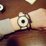 Nuevo Reloj Pulsera Creativo Mujer Dama Hombre Caballero Cuarzo 2018 Diseño Pareja