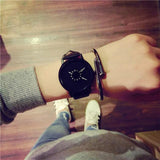 Nuevo Reloj Pulsera Creativo Mujer Dama Hombre Caballero Cuarzo 2018 Diseño Pareja