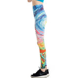 Leggins Calzas Mujer Chica print 3d Ocasional Divertidos Fitness  IN-KEBG Original