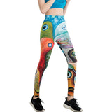 Leggins Calzas Mujer Chica print 3d Ocasional Divertidos Fitness  IN-KEBG Original
