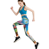 Leggins Calzas Mujer Chica print 3d Ocasional Divertidos Fitness  IN-KEBG Original