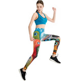 Leggins Calzas Mujer Chica print 3d Ocasional Divertidos Fitness  IN-KEBG Original