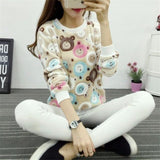 Polera Estampado Animales Infantil Flores Dibujos Mujer Dama Comodo Casual Dulce Varios Motivos