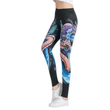 Leggins Calzas Mujer Chica print 3d Ocasional Divertidos Fitness  IN-KEBG Original