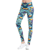 Leggins Calzas Mujer Chica print 3d Ocasional Divertidos Fitness  IN-KEBG Original