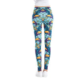 Leggins Calzas Mujer Chica print 3d Ocasional Divertidos Fitness  IN-KEBG Original