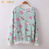 Polera Estampado Animales Infantil Flores Dibujos Mujer Dama Comodo Casual Dulce Varios Motivos