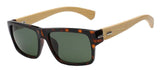 Lentes Gafas de Sol Polarizadas Hombres Vintage de Bambú Moda Sunglass Mujeres