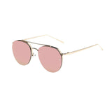Lentes de Sol Mujer Coloreados Fashion Redondos con Armazon Metal