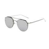 Lentes de Sol Mujer Coloreados Fashion Redondos con Armazon Metal