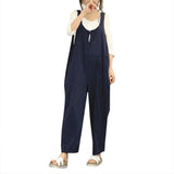 Pantalon Jardinero Mujer Dama Casual Comodo Sueltos