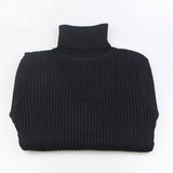 Sueter Cuello Tortuga Varios Colores Otoño Invierno Elastico Tejido Mujer Dama