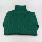 Sueter Cuello Tortuga Varios Colores Otoño Invierno Elastico Tejido Mujer Dama