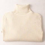Sueter Cuello Tortuga Varios Colores Otoño Invierno Elastico Tejido Mujer Dama