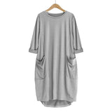 Vestido Holgado Entrecasa Comodo Varios Colores Casual Bolsillos Verano