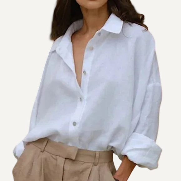 Camisa Blusa Larga Varios Colores