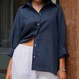 Camisa Blusa Larga Varios Colores