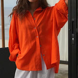 Camisa Blusa Larga Varios Colores