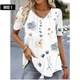 (sólo 50 en Promo!) Camiseta Remera en V Cartoon 3d Women's