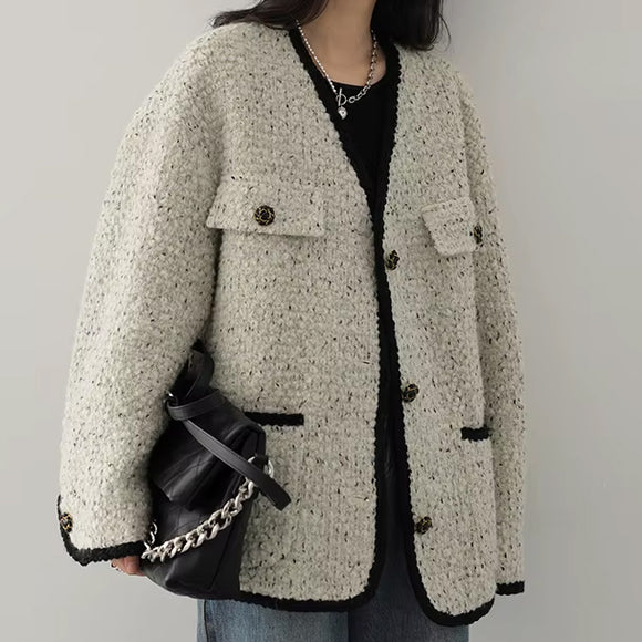 Cardigan Grueso Tejido
