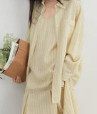 Conjunto Camisa y Vestido Largo Breteles
