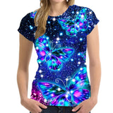 Remeras con estampados de mariposas