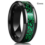 Anillo Dragon Celta - 21 Colores Acero Inoxidable