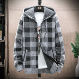 Campera Hoodie Invierno Tartan Unisex