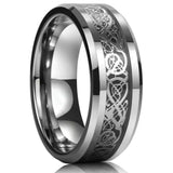 Anillo Dragon Celta - 21 Colores Acero Inoxidable