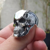 Anillo Cabeza de Fantasma - Biker Gotico Hip-Hop