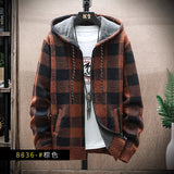 Campera Hoodie Invierno Tartan Unisex