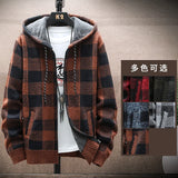 Campera Hoodie Invierno Tartan Unisex