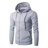 Campera Sudadera Hombre con Capucha y Cierre